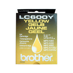 Tinteiro Amarelo Brother LC600Y - 