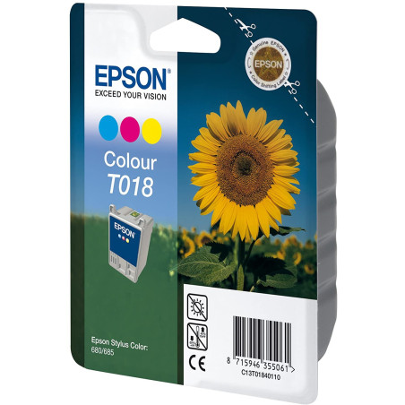 Tinteiro Tricolor Epson T018